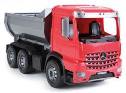 LENA TOYS - CAMION-BENNE ROUGE NOIR ARGENT AROCS 1:15